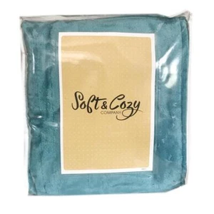Soft & Cozy MacroMink Electric Heated Warming Angel Wrap Turquoise - Picture 1 of 3