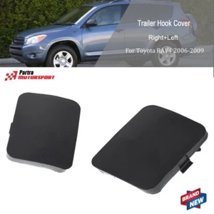 Left&Right Trailer Hook Cover Fit For Toyota RAV4 2006-2007 ABS Plastic 2PCS - Picture 1 of 9