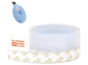 2 rolls 2卷 16.40Feet Silicone Seal Strip,Door Weather Stripping Door Seal - Picture 1 of 10