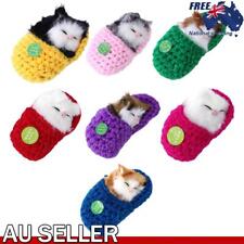 Sleeping Cat In Slipper Doll - Table Plush Toy Kids Gift for Home Decoration