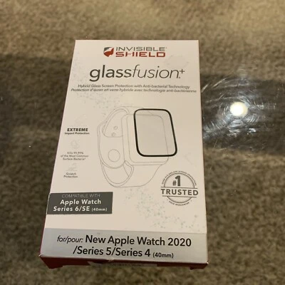 Pantalla ZAGG Glass Fusion+ para Apple Watch Series 6 / SE / Series 5 y 4 (40 mm) Foto 1 de 4
