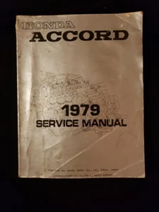 1979 Honda Accord Service Manual - Original - Bild 1 von 8