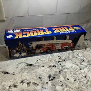 1995 Sunoco Aerial Tower Fire Truck 1/35 Scale Collector's Edition In Box Red - Picture 1 of 10
