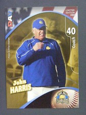 John Harris 2009 Sioux Falls Canaries DAV SGA Card Portland Oregon Lubbock TX