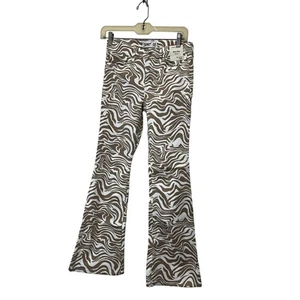NEW Abercrombie And Fitch High Rise Flare Pants 70’s Style Jeans Girls Sz 13/14 - Picture 1 of 15