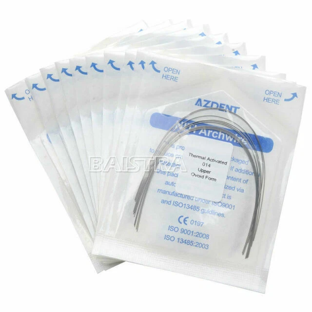 AZDENT Orthodontic Round Arch Wire - 10 Bags (YG1320300100)