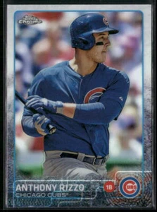 2015 Topps Chrome #121 Anthony Rizzo Refractor - Picture 1 of 2