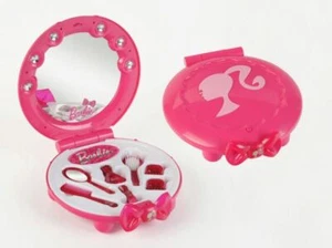 Beauty Koffer Case Barbie Make-up Tischstudio Friseur Schminkset Schminken Spieg - Bild 1 von 4