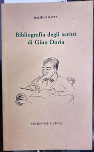 (Bibliografia) M. Gatta - BIBLIOGRAFIA DEGLI SCRITTI DI GINO DORIA - Colonnese - Imagen 1 de 1