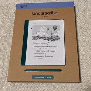 Amazon New Kindle Scribe 64 GB 2024 Metallic Jade Notebook Design 10.2 inch JP m - Picture 1 of 2