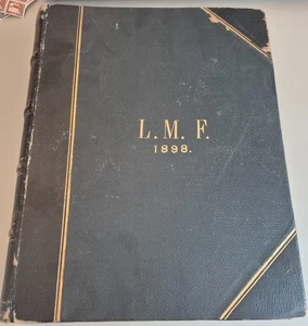 World Stamp Collection In L.M.F 1898 Album A-Z Mint/Used / Great Selection! - Picture 1 of 14