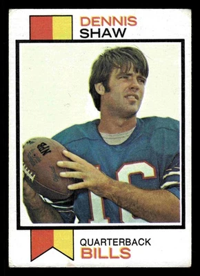 1973 Topps Dennis Shaw #525 - Buffalo Bills - Image 1 of 2