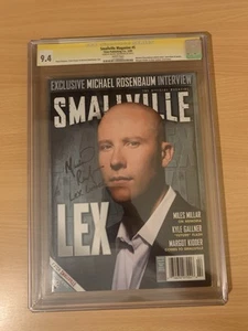 Smallville Official Magazine #5 CGC 9.4 signed by Michael Rosenbaum CGC SS - Picture 1 of 6