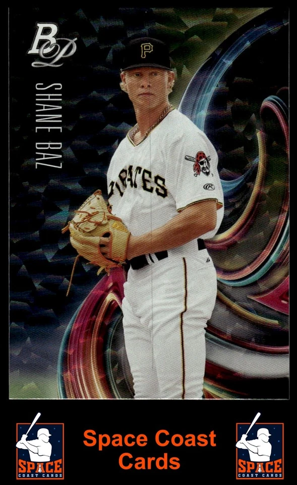 2018 Bowman Platinum #TOP-85 Shane Baz Top Prospects Ice - Image 1 of 2
