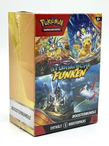 Pokémon Karmesin & Purpur Stürmische Funken Boosterbundle Sammelkarten Deutsch - Bild 1 von 7