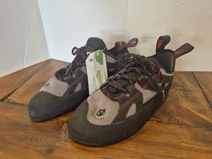 Evolv Nighthawk Schnürschuhe Kletterschuhe - Herren Größe 13 - Schwarz Grau - Neu - Bild 1 von 9