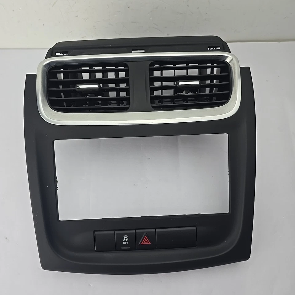 Painel moldura acabamento rádio ventilação centro painel 2011 - 2014 Dodge Avenger painel fabricante de equipamento original - Imagem 1 de 4