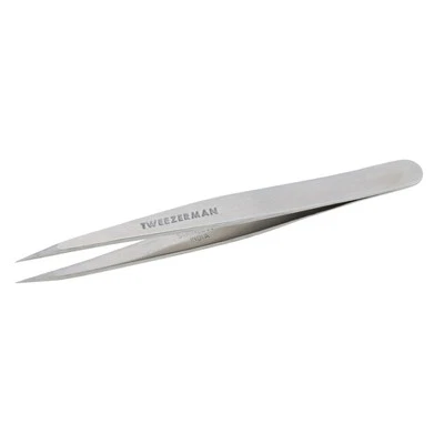 Tweezerman Stainless Steel Point Tweezer - Eyebrow Precision Tweezers, Facial - Image 1 of 4