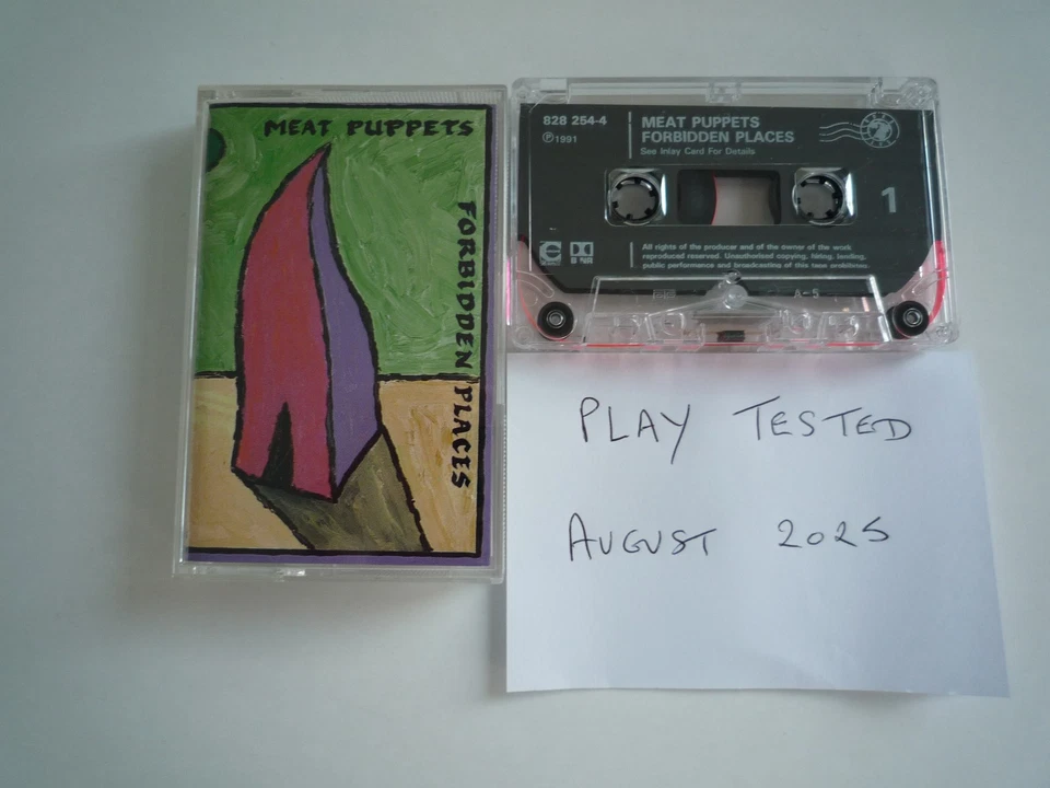 MEAT PUPPETS - FORBIDDEN PLACES - CASSETTE - LIKE NEW - 1991 - Image 1 of 1