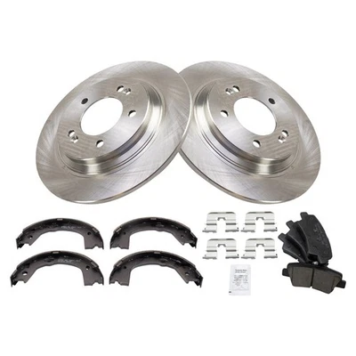Rear Ceramic Brake Pad & Rotor Kit Fits 2014 Kia Optima - Image 1 of 4