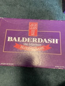Balderdash Vintage 1984 Gameworks Creations Hilarious Bluffing Board Game Compl - Picture 1 of 6
