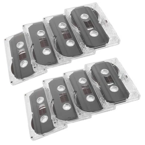  8 Stück Leere Audiokassette Band: 60 Minuten Beschreibbar Klar Audio Musik Band für - Bild 1 von 12