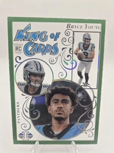 Panini Illusions 2023 - King of Cards Bryce Young #16 Emerald (RC) - Imagen 1 de 2