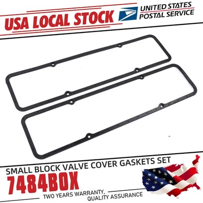 Nuevas juntas de cubierta de válvula de bloque pequeño 7484BOX para Chevrolet Chevelle 1971-1973 Foto 1 de 4