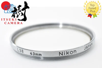 Rare!【Near MINT】Nikon L38 43mm Chrome Frame Lens Filter From JAPAN - Image 1 of 4