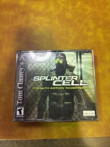 TOM CLANCY’S SPLINTER CELL STEALTH ACTION REDEFINED PC CD-ROM 3-DISC SET 2002 - Picture 1 of 5