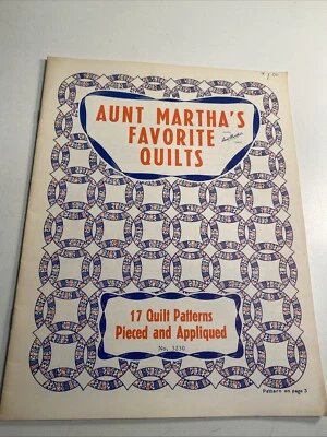 Colchas favoritas de tía Martha 17 patrones piezas y aplicados artesanía vintage Foto 1 de 4