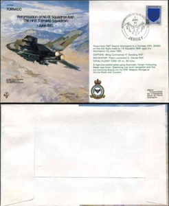 B45a Tornado Reformation of No.9 Sqn as the 1st Tornado Sqn Standard Cover - Bild 1 von 1