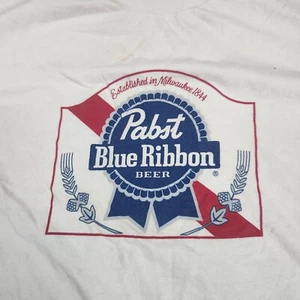 Vintage Pabst Blue Ribbon - PBR- Beer Logo Shirt - Mens XL - Picture 1 of 19
