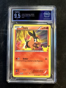 Juego de cartas coleccionables Pokémon Tepig 2021 McDonald's Promociones 13/25 Promoción regular - Imagen 1 de 2