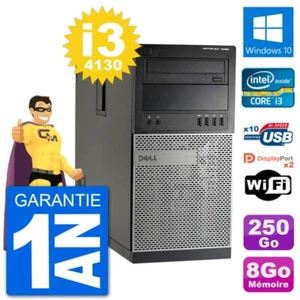 PC tour DELL 7020 Intel Core i3-4130 RAM 8Go Festplatte 250Go Windows 10 Wifi - Bild 1 von 3