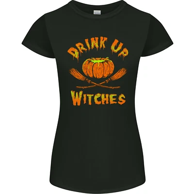 Drink up Witches Womens Petite Cut T-Shirt - Image 1 of 2