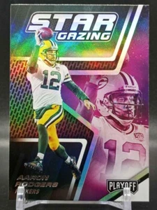 Aaron Rodgers 2019 Panini Playoff Star Gazing Green Bay Packers - Picture 1 of 2