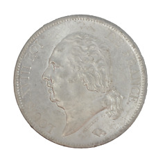 Monnaie France 5 Francs Louis XVIII Argent 1821 Lille (W) P15200