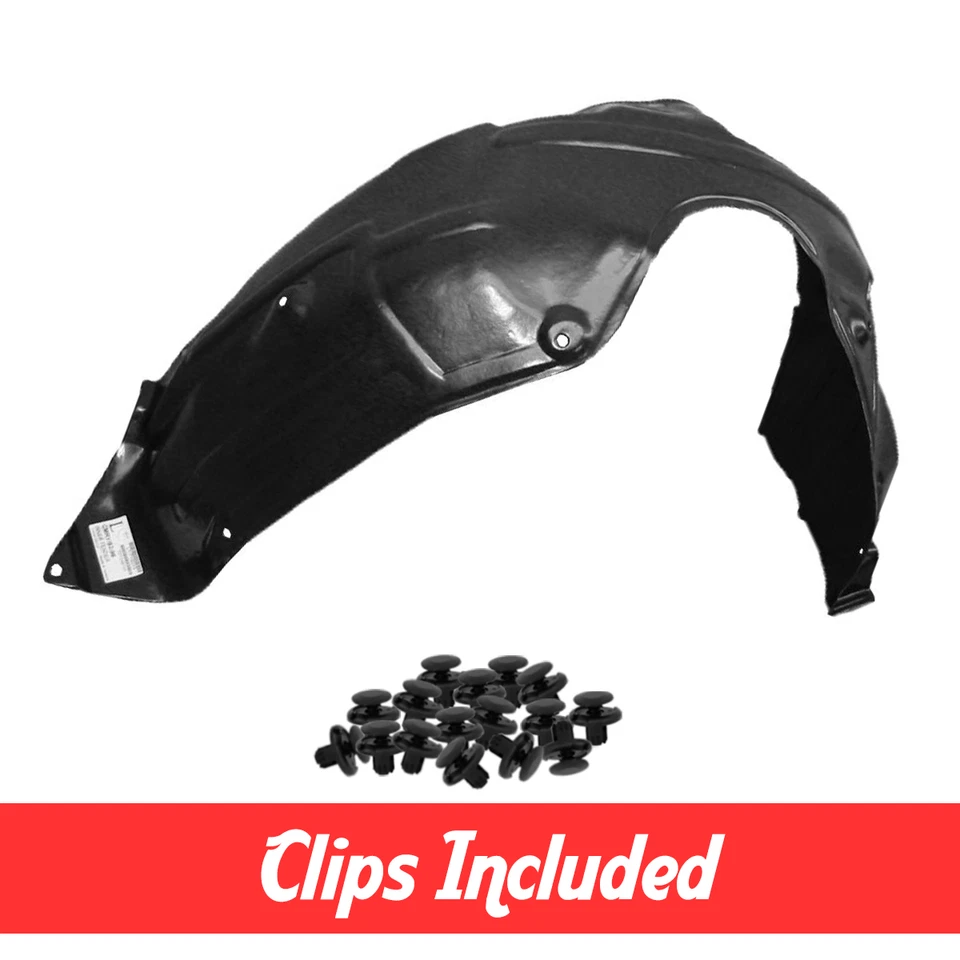 Front Driver Side Fender Liner w/ Clips For 1992-1996 Toyota Camry TO1248103 Foto 1 de 4