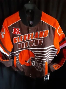Cleveland Browns Men's G-III Front Snap Embroidered Logo Jacket XXL - Picture 1 of 8