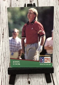 1991 PGA Pro Set PGA Tour Golf Card #44 John Cook - Picture 1 of 4