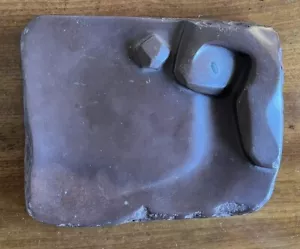 JAPANESE ANTIQUE INK STONE - Picture 1 of 8