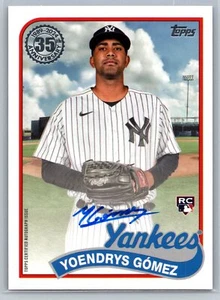 2024 Topps Update #89BA2-YG Yoendrys Gómez 1989 Topps Baseball Autographs - Picture 1 of 2
