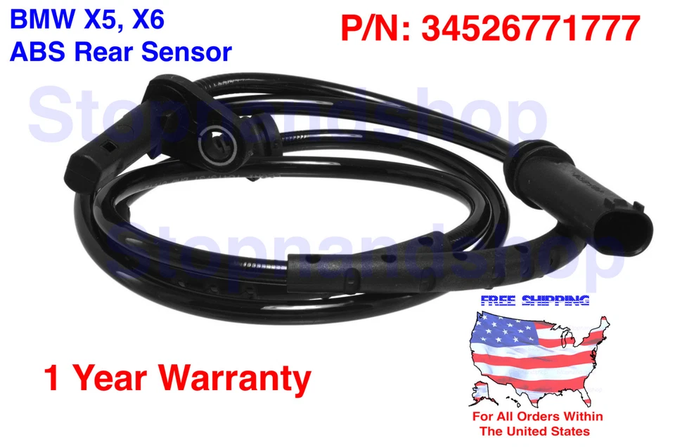 Nuevo sensor de velocidad de rueda ABS para BMW X5 E70 X6 E71 E72 trasero izquierdo lado derecho Foto 1 de 1