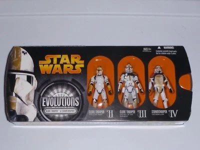 STAR WARS EVOLUTIONS CLONE TROOPER TO STORMTROOPER YELLOW REVENGE OF THE SITH - Image 1 of 2