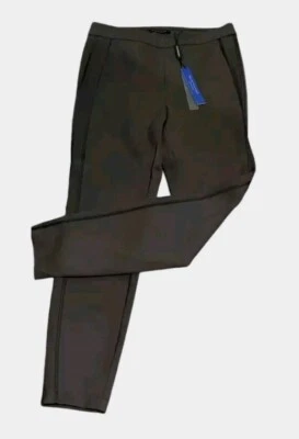 NUEVO Pantalón Leggings Ellie Tahari Espresso Track Rayas - Athleisure - Precio de venta sugerido por el fabricante $228 Foto 1 de 4