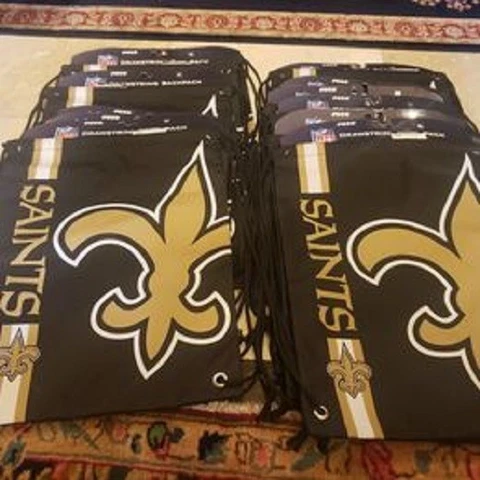 NEW ORLEANS SAINTS DRAWSTRING BACKPACK Cover