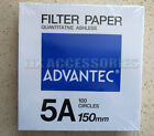 100 sheets/box 5A quantitative filter paper 150mm diameter 01511150/