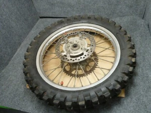 1998 1999 HONDA CR125R OEM 19" REAR BACK WHEEL RIM HUB TIRE 42650-KZ4-J00 - Picture 1 of 11
