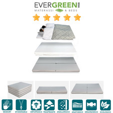 Materasso Singolo e Matrimoniale 4 in 1 - Pouf - Futon Pieghevole SalvaSpazio ????